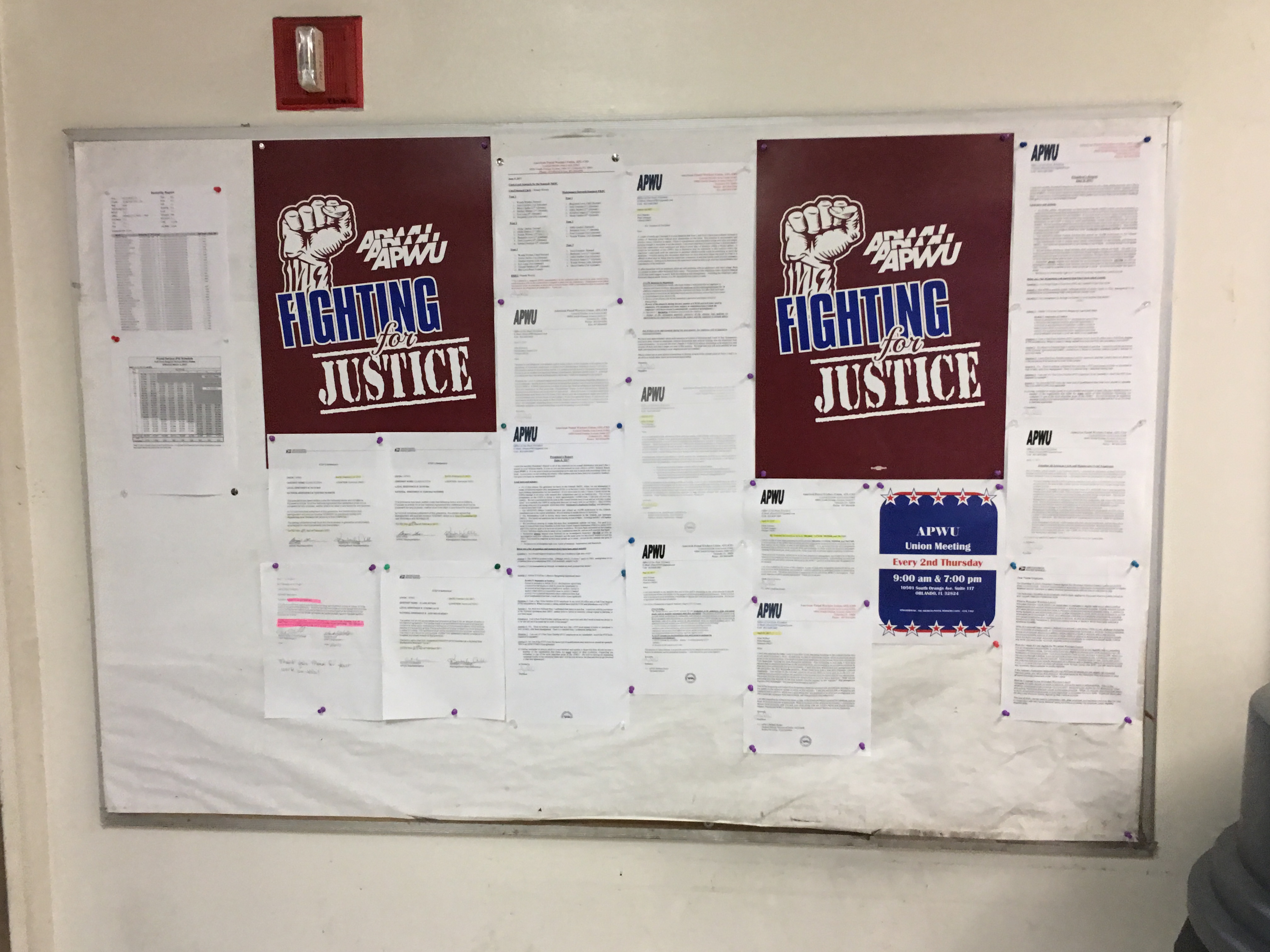 Building Your Bulletin Board APWU